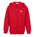 Hoodie-Jacke Kinder (Team Westfalen), rot - H620 - S - Bild 2