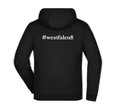 Sweatshirtjacke Herren, schwarz - #westfalen8 - JN355 - S - Bild 2