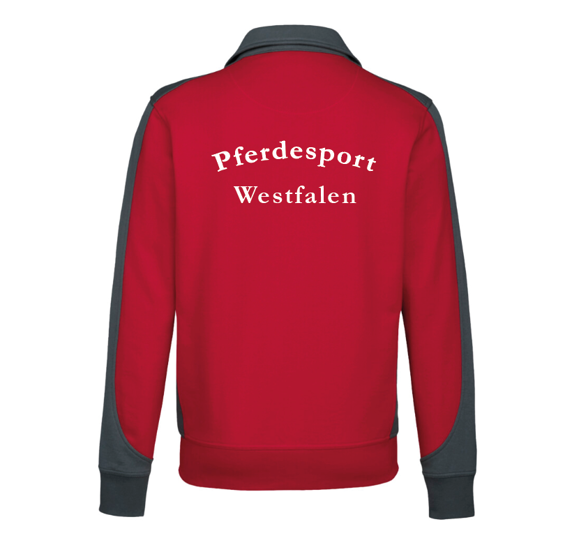 Sweatjacke Herren, rot - H477 - S - Bild 2