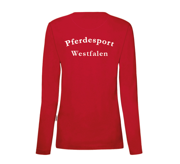 Langarmshirt Damen, rot - H178 - D - Bild 2