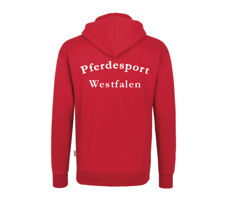 Kapuzen-Sweatshirt Herren, rot - JN796 - D - Bild 2