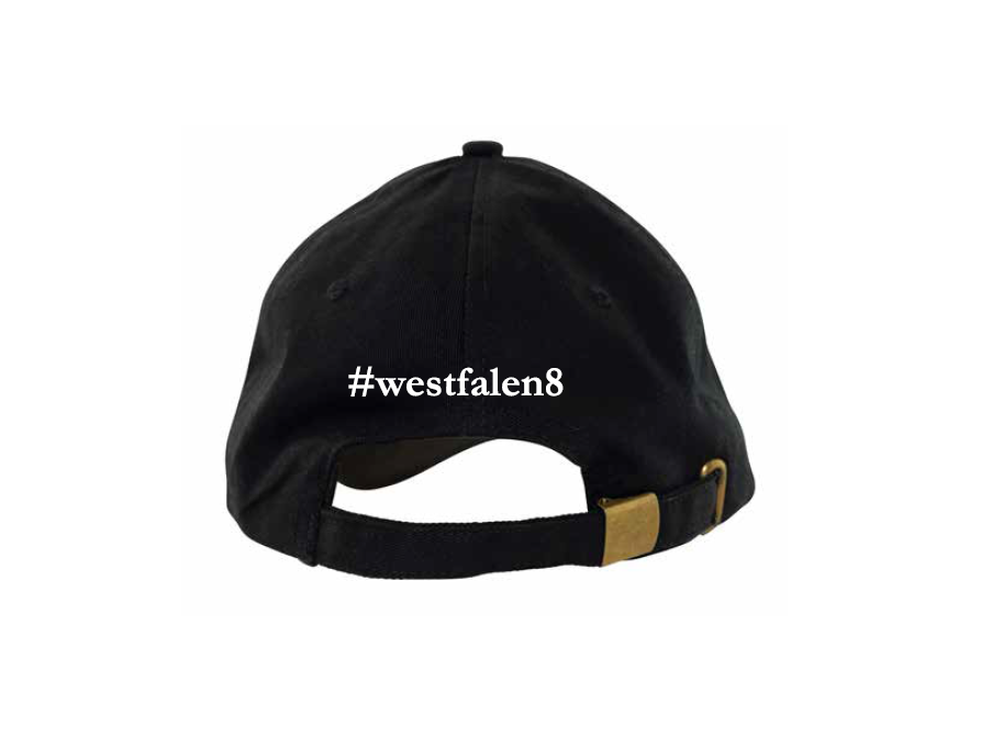 Basecap, schwarz - #westfalen8 - AT602 - S+D - Bild 2