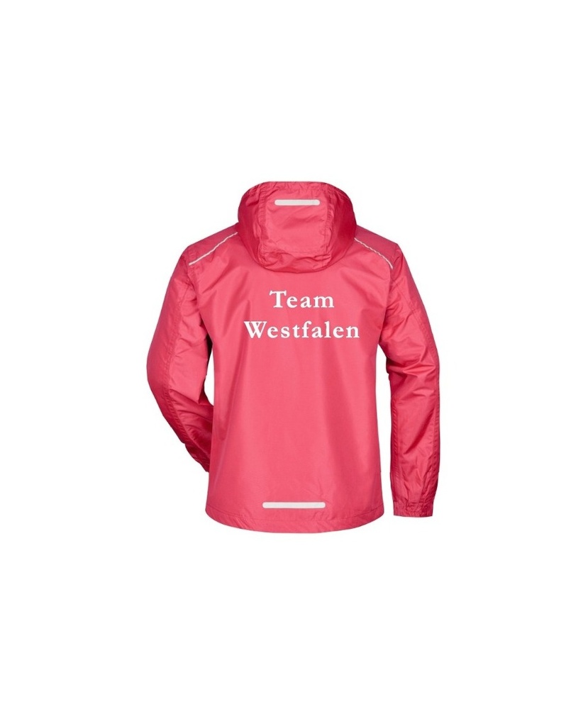 Regenjacke Herren, rot (Team Westfalen) - JN1118 - D (S)