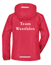 Regenjacke Damen, rot (Team Westfalen) - JN1117 - D
