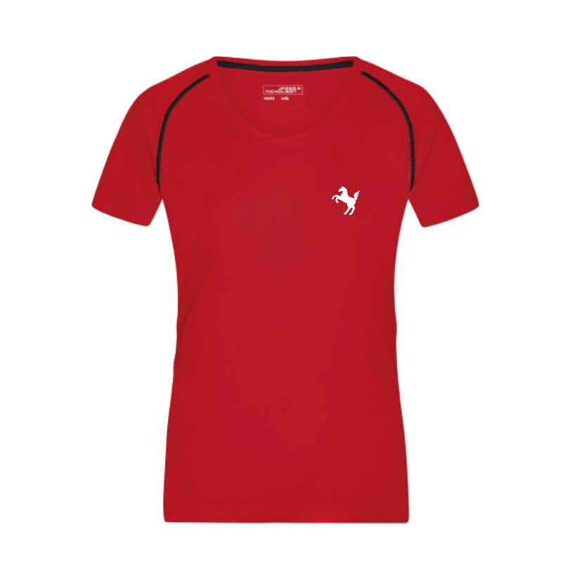 Funktions-Shirt Damen, rot/schwarz (Team Westfalen) - JN495 - D (XS)