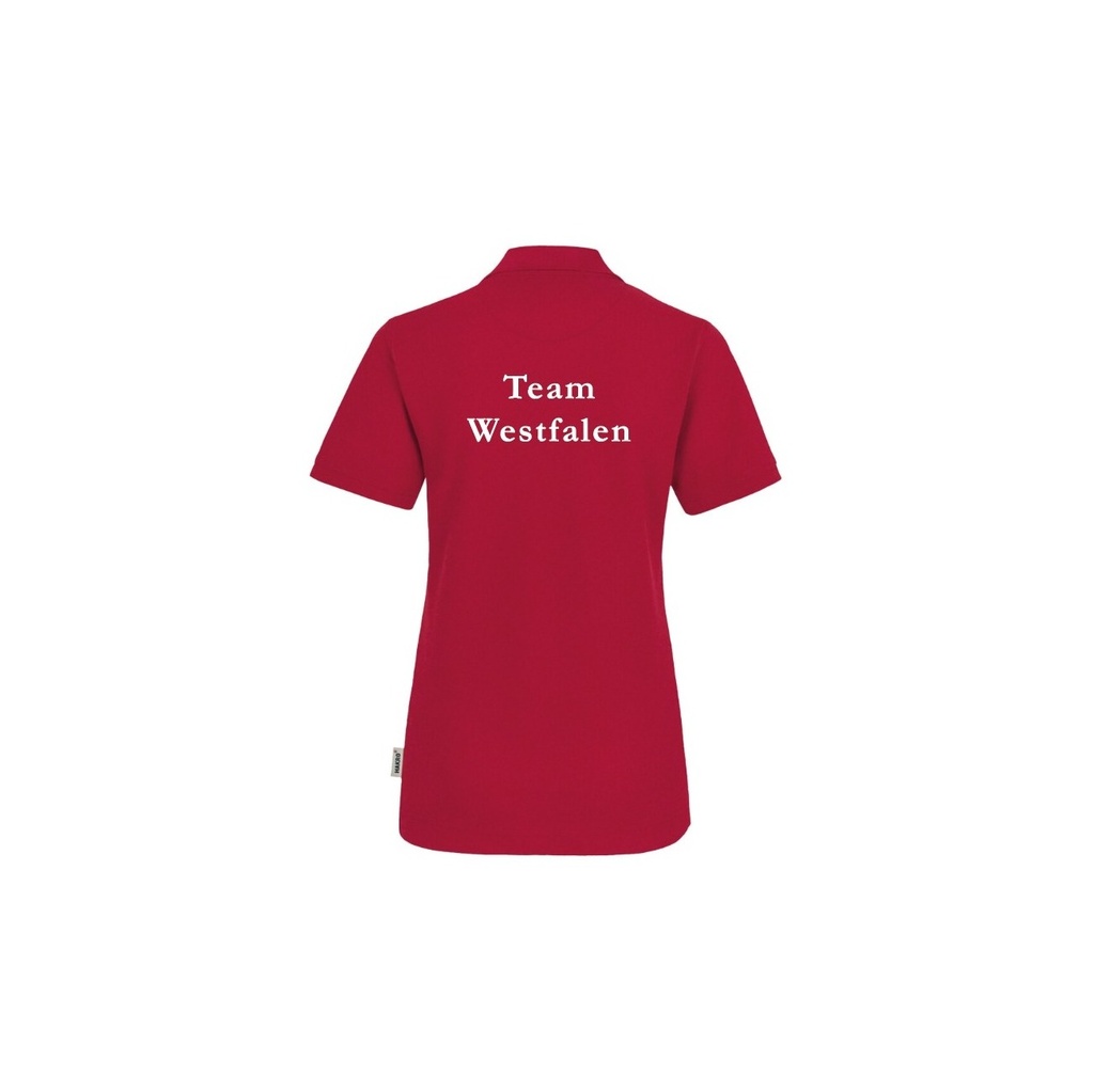Präsentations-Poloshirt Damen, rot (Team Westfalen) - Z566F - S