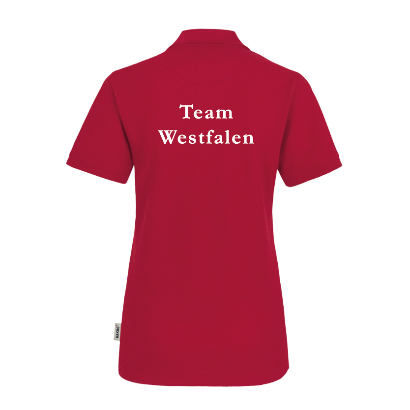 Präsentations-Poloshirt Damen, rot (Team Westfalen) - Z566F - S (XS)