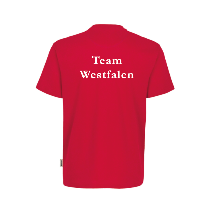 T-Shirt Kinder, rot (Team Westfalen) - H210 - D (116)