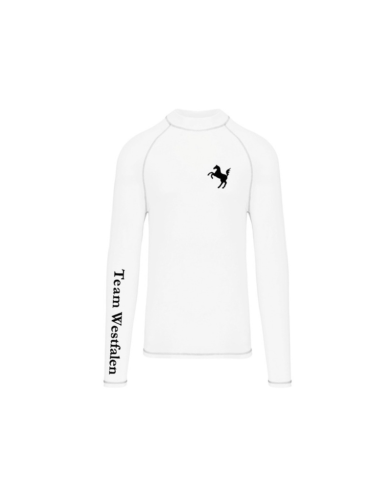 Longsleeve Unisex, white - Team Westfalen - PA4017 - D (XS)
