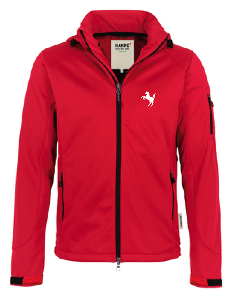 Sale - Softshelljacke Herren, rot - H848 - (XXL)