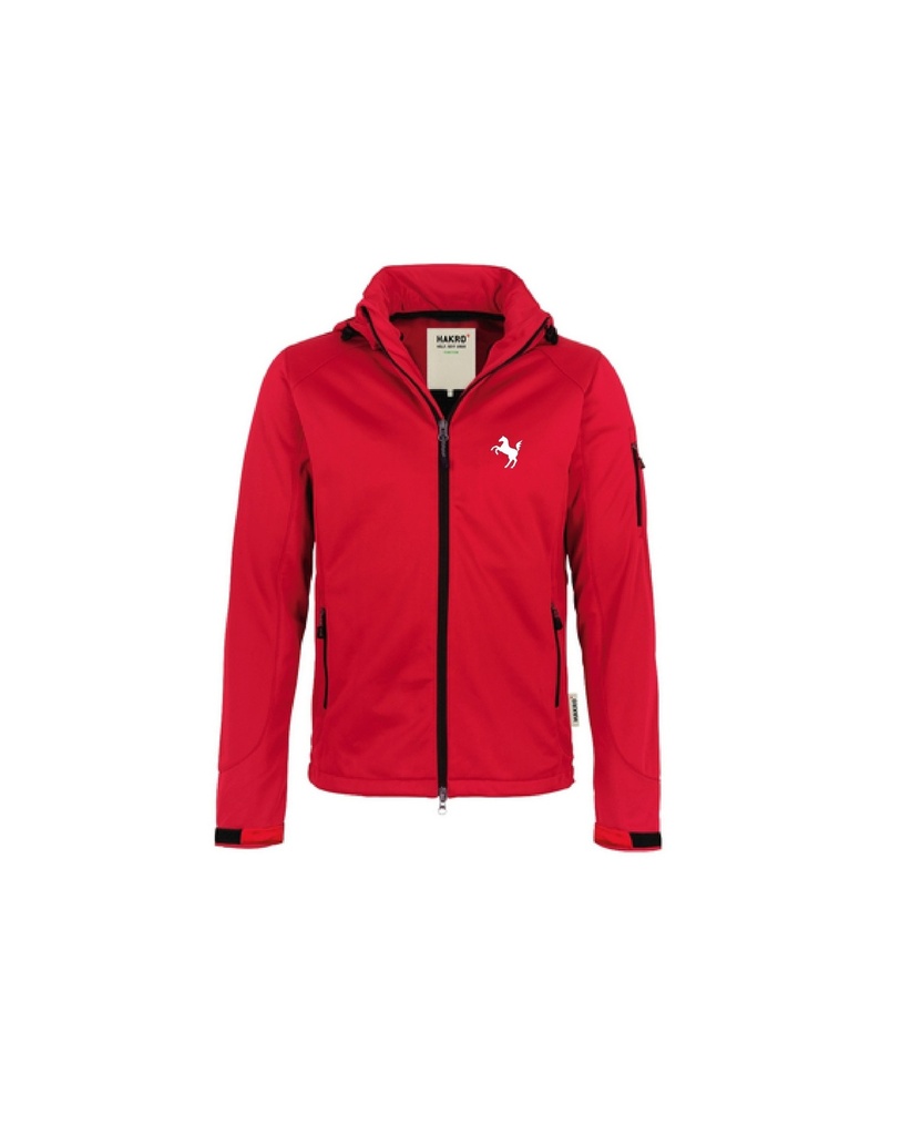 Sale - Softshelljacke Herren, rot - H848 - (XXL)