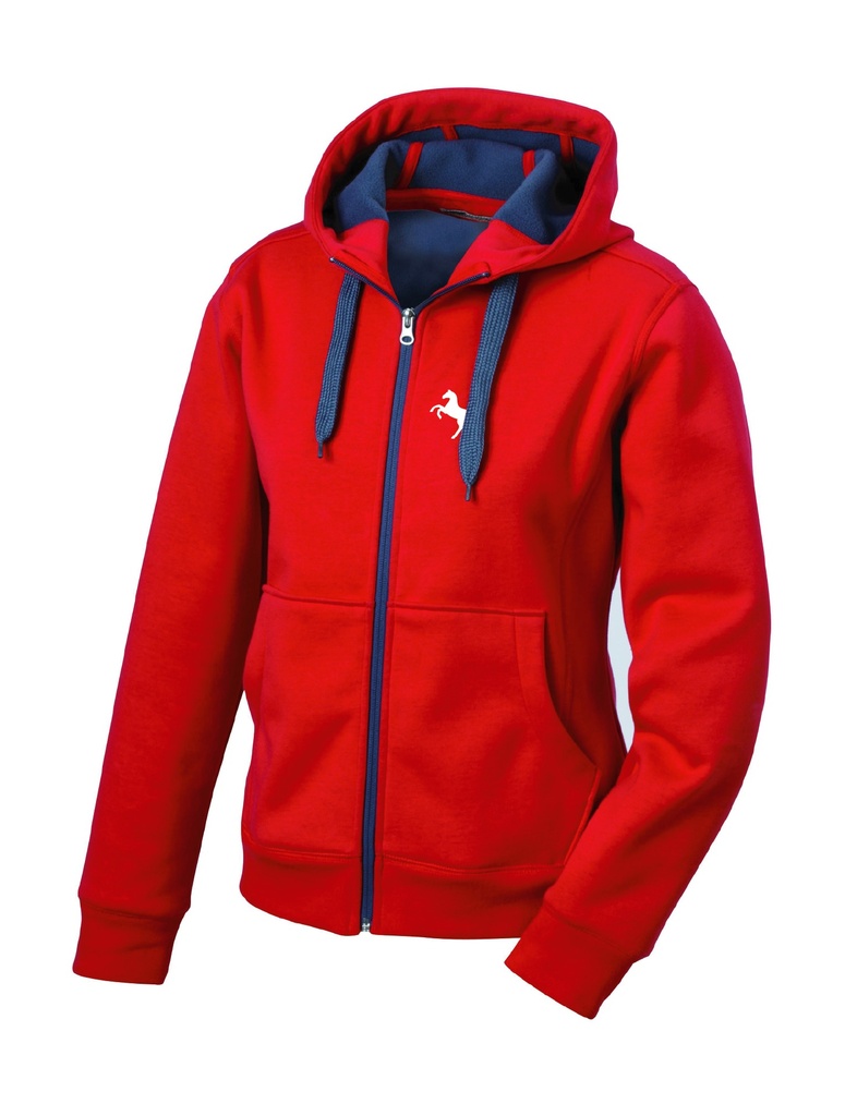 Sale - Sweatshirtjacke Herren, rot - JN355 - S