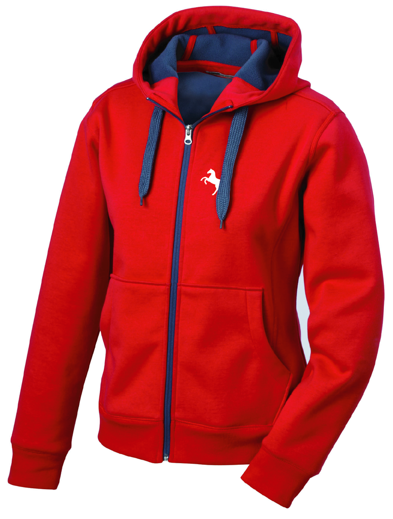 Sale - Sweatshirtjacke Herren, rot - JN355 - S