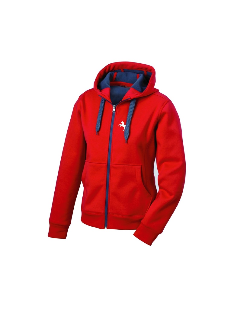Sale - Sweatshirtjacke Herren, rot - JN355 - S