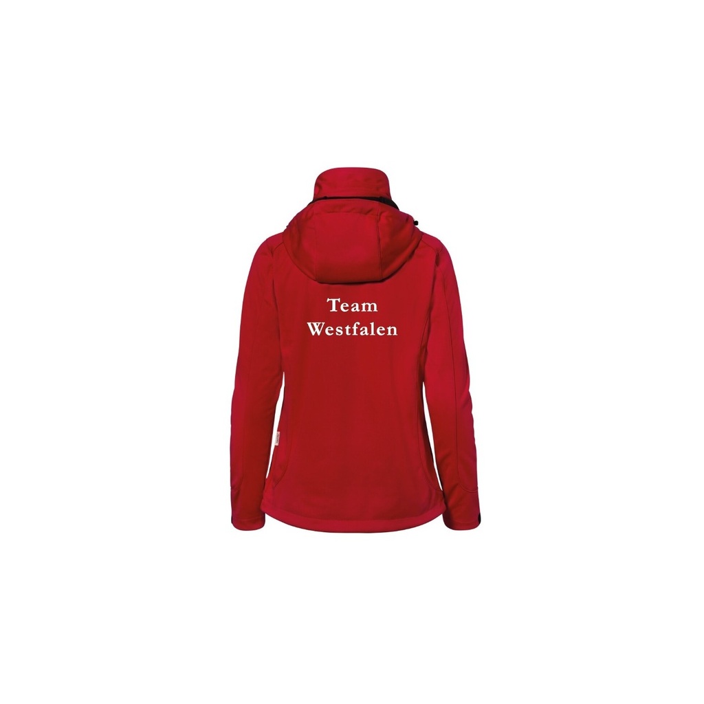 Softshelljacke Damen, rot (Team Westfalen) - H248 - S (XS)