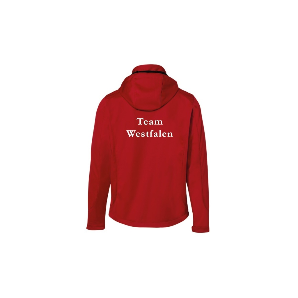 Softshelljacke Herren, rot (Team Westfalen) - H848 - S (XS)