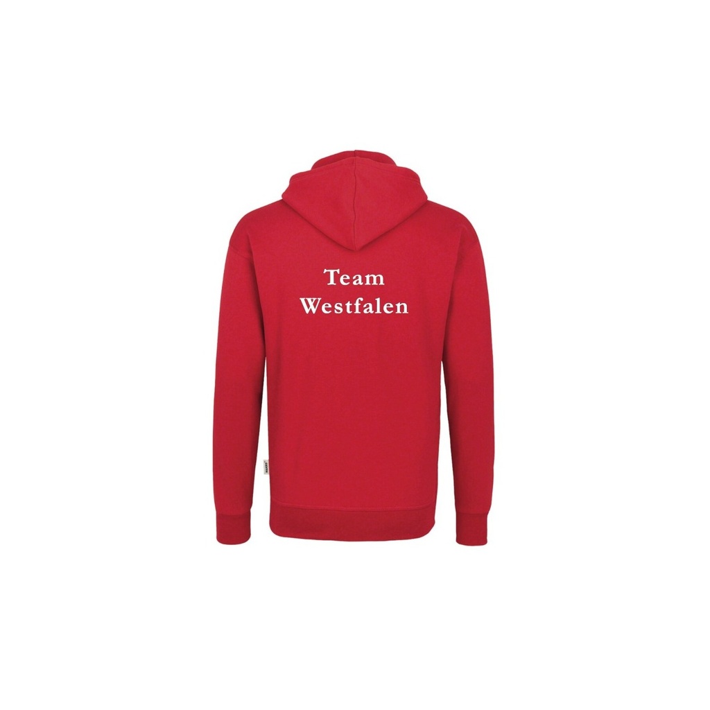 Kapuzen-Sweatshirt Herren, rot (Team Westfalen) - JN796 - D (XS)