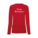 Langarmshirt Damen, rot (Team Westfalen) - H178 - D