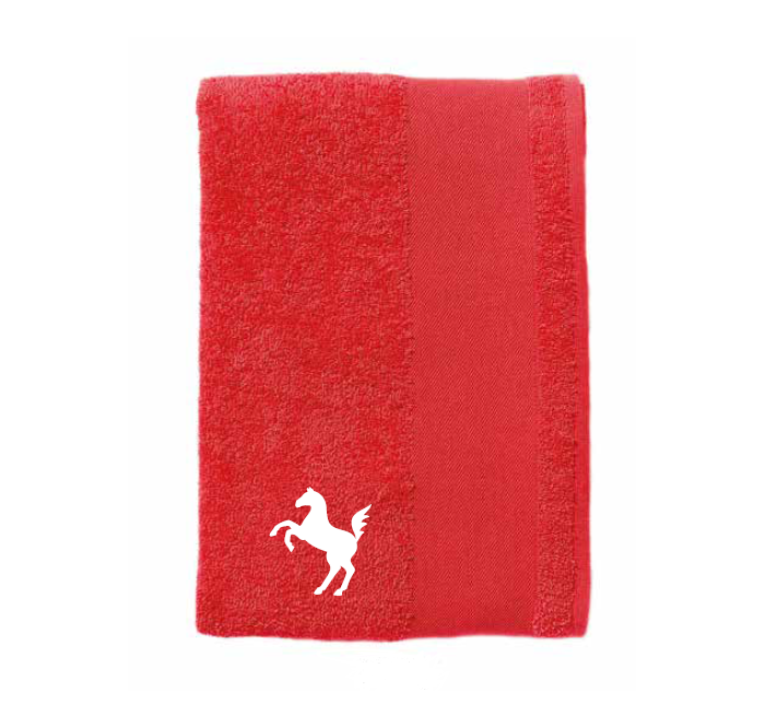 Bade-Handtuch 100 x 150cm, rot - 25.9002 - S