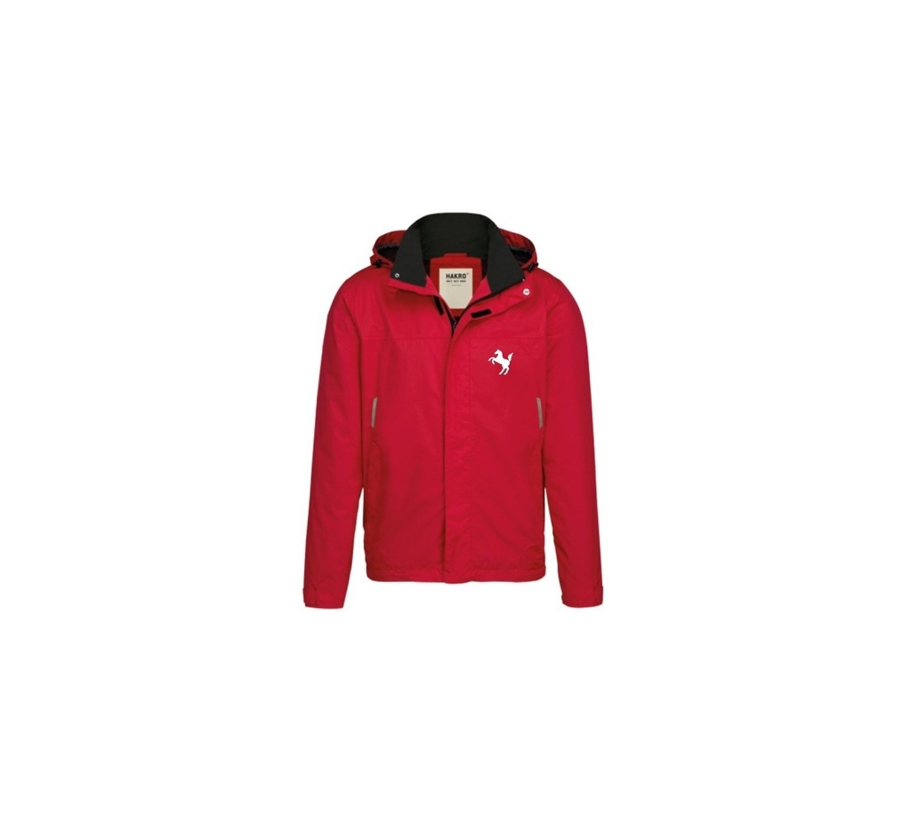 Regenjacke Herren, rot - H862 - D (XS)
