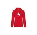 Kapuzen-Sweatshirt Damen, rot - JN795 - D