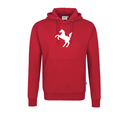 Kapuzen-Sweatshirt Herren, rot - JN796 - D