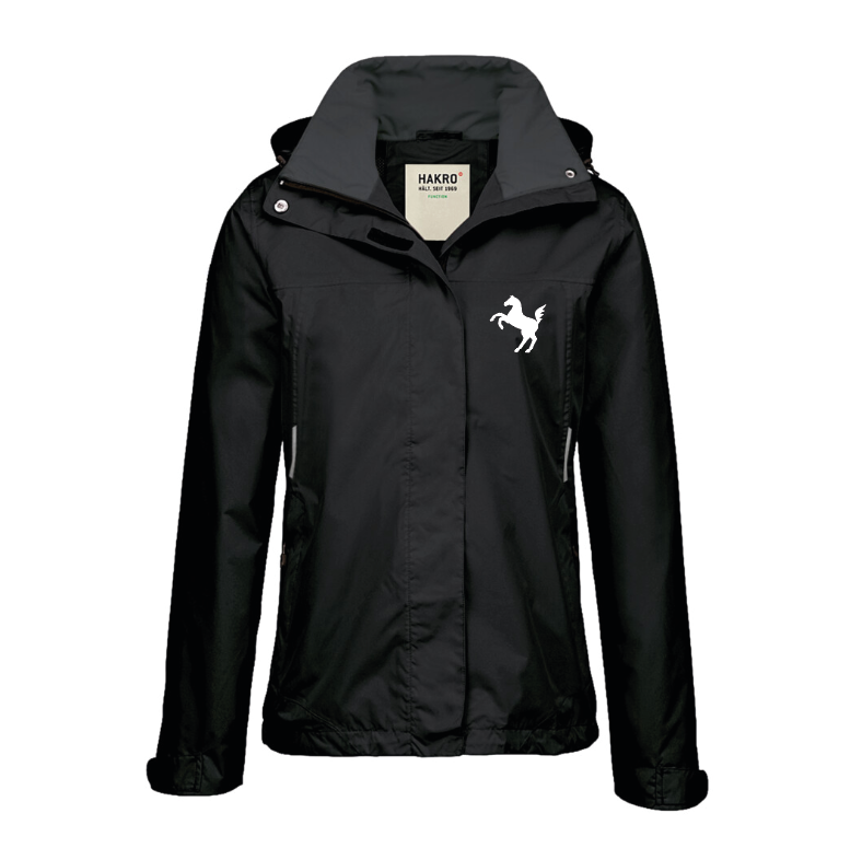 Regenjacke Damen, schwarz #westfalen8 - H262 - D (XS)