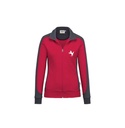 Sweatjacke Damen, rot - H277 - S