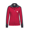 Sweatjacke Damen, rot - H277 - S
