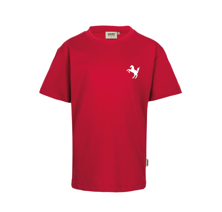 T-Shirt Kinder, rot - H210 - D