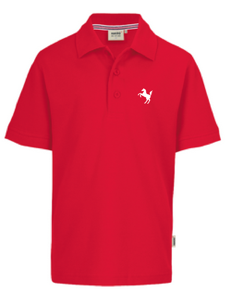 Polo-Shirt Kinder, rot - H400 -S (116)