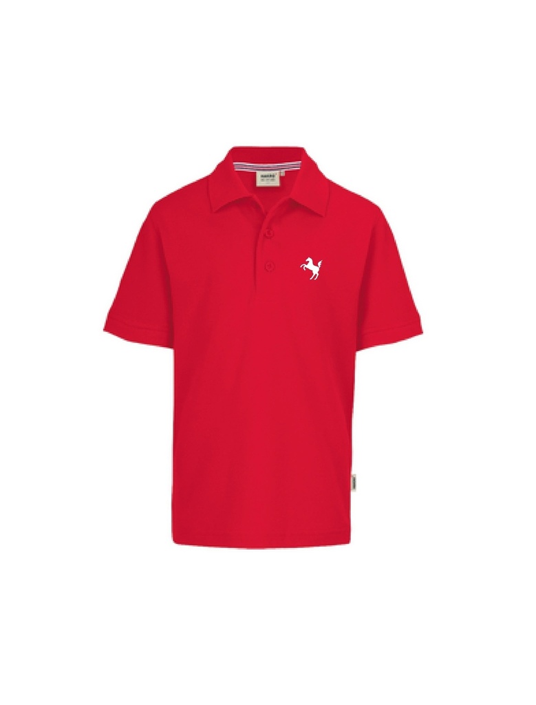 Polo-Shirt Kinder, rot - H545 -S