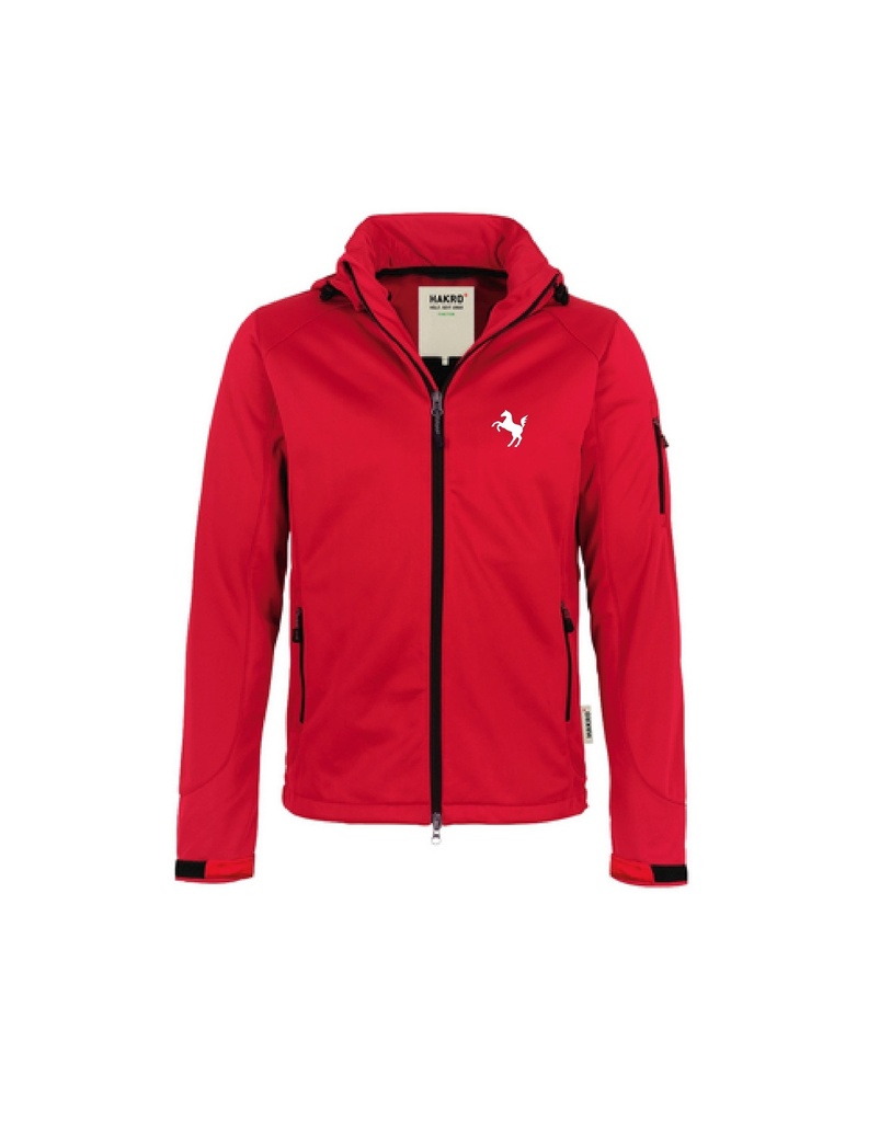 Softshelljacke Herren, rot - H848 - S (XS)